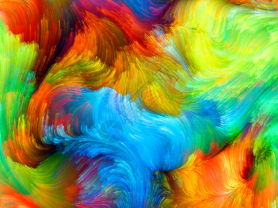 彩色背景色迹作品漩涡元素活力条纹运动调色板光谱创造力图片