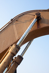 关节和气瓶机器软管力量乐器黑色弯曲齿轮工程技术圆柱图片