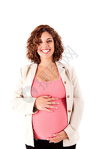 美丽的孕妇 展示她良好的体型身体分娩生活婴儿生长产妇怀孕尺寸女士妈妈图片