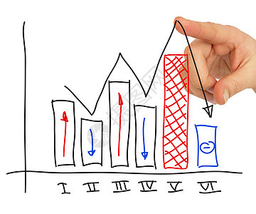 手图素描男人周转进步商业数据公司统计领导成功背景图片