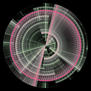 技术光盘射线图表作品网格几何学科学生产橙子线条紫色图片