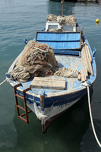 划船工作绳索船头右舷码头领带海岸索具货物安全图片