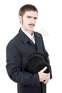 旧新郎商业帽子管理人员工人生活绅士套装裙子丈夫庆典图片