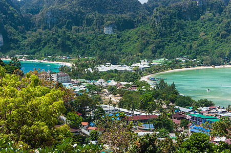 菲济岛美丽的景色植物海啸奢华丛林海滩爬坡旅游假期海洋悬崖图片