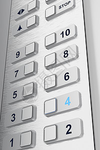 电梯按钮金属建筑电气控制板电子运输钥匙键盘数字酒店图片