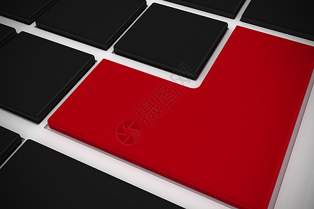 带有红色密钥的黑色黑键盘绘图技术计算机钥匙电脑计算背景图片