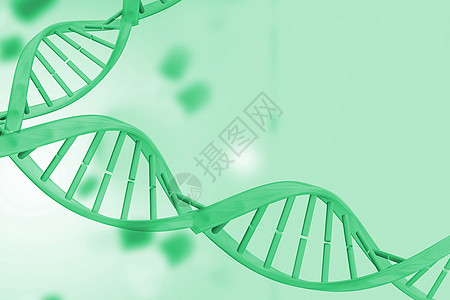 具有绿色DNA螺旋形的医疗背景药品螺旋遗传学基因化学计算机科学染色体绘图生物学图片