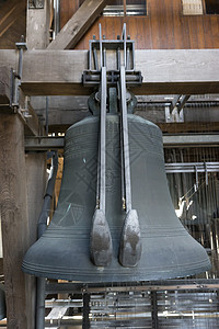 塔里的卡林的重铃响起钟楼细绳艺术音乐锤子图片