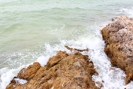 岩石水侵蚀海景天空冲浪蓝色休息海岸太阳地平线碰撞波浪图片