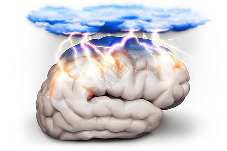 头脑风暴健康细胞思维情绪医学力量智慧感官概念感受图片