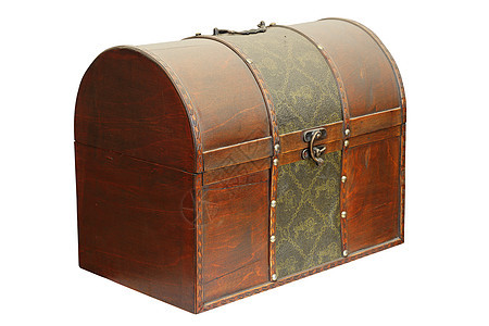财宝框挂锁木头保险箱贮存金子古董安全钥匙宝藏案件图片