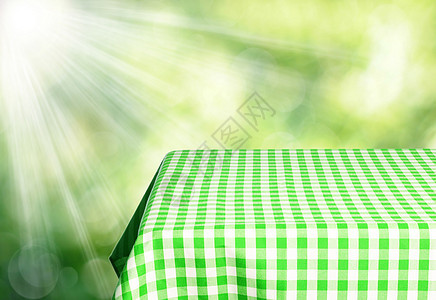 空表格背景小册子桌布纺织品射线晴天野餐织物餐巾厨房图片