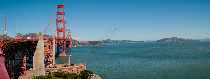 金门大桥运输工程旅行吸引力旅游历史全景城市海洋纪念碑图片