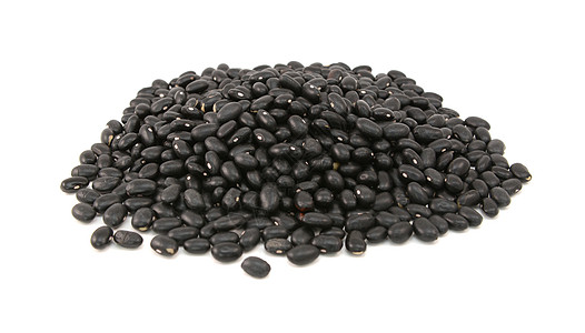 黑海龟豆龟豆食物纤维营养宏观白色烹饪黑豆健康饮食图片