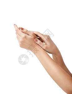 女性柔软皮肤手柔软度沙龙美甲卫生保湿手指温泉指甲油指甲抛光图片