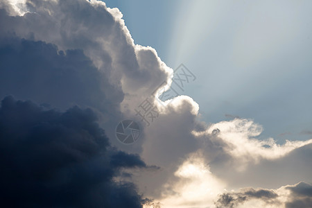 戏剧性天空暴风云积雨气候气氛大风风暴场景天气飓风压力图片