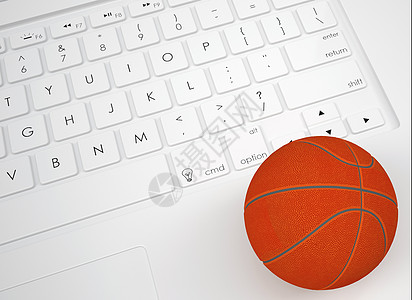 键盘上的篮球图片