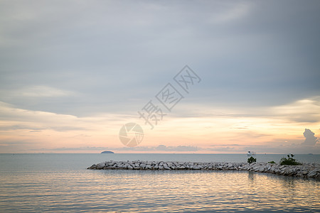 放松海景日落图片