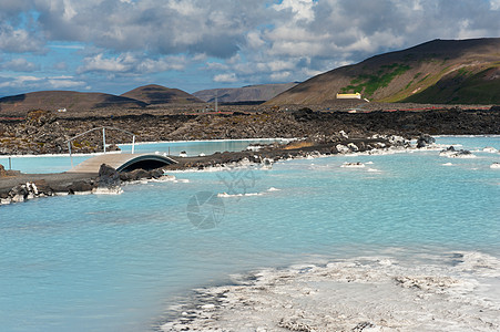 蓝蓝环地热地理火山温泉旅游环境假期愈合植物洗澡图片