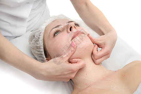 面部按摩 用擦拭面罩女性福利温泉皮肤女士美容化妆师化妆品沙龙剥皮图片