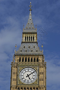 伊丽莎白塔英语议会正方形城市天空历史性房屋地标时间王国图片
