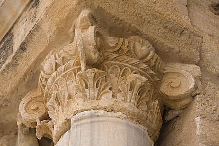 突尼斯清真寺的罗马柱石图片