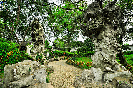 上海中国花园旅行建筑景观公园地标中心地平线反射城市珍珠图片