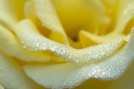 黄玫瑰加水滴 紧闭图片