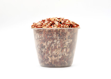 磨米饭净化不完善食物营养粮食量杯谷物种子白色美食精米农业图片