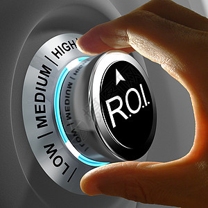 投资收益ROI是相对于成本的收益投资者金融评价速度资产企业绩效抵押销售量质量图片