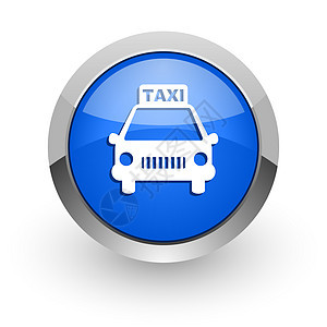 蓝色蓝光彩网络图标汽车车辆出租车城市按钮乘客旅行驾驶交通公共汽车图片