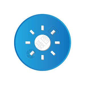 100 艺术板2太阳蓝色圆形设计互联网界面元素细节网络空白图片