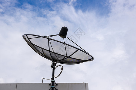 卫星天线天线操作电波收音机望远镜信号外星人程序伴侣蓝色雷达图片