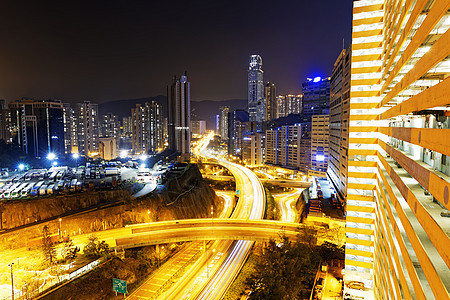 香港市的交通流量图片