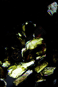 沙粒的微摄影石头科学摄影材料纹理谷物极化砂粒显微镜矿物图片
