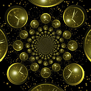 时间宇宙小说金子点点渲染夜空繁星小时星星插图背景图片