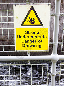 水危险标志牌死亡海浪冒险游泳创伤安全暗流警告溺水数字图片