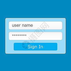 清洁成员登录设计插件Name密码互联网网站用户阴影盒子坡度白色按钮空白图片