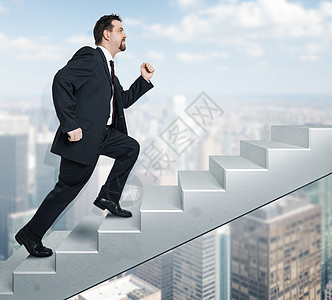 男商务人士和楼梯石头领导生意员工商业优胜者职业领导者商务脚步图片