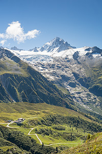 八仙山旅游冰川背景