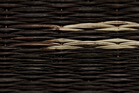 韦克篮子竹子柳条手工礼物农场材料编织装饰棕色甘蔗图片