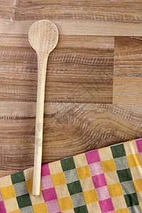 木勺木板风格棕色用具检查厨房勺子背景烹饪桌子图片