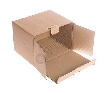 背景上的框框中键盘白色送货运输纸盒贮存棕色货物纸板船运案件图片