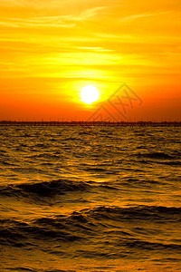 日落到湖边的黄昏 泰国天空太阳土地季节气候风景天堂国家天气阳光图片