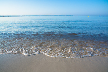 清晨波端特写海浪海岸乐趣波浪状波浪海洋支撑软糖海滩旅游图片