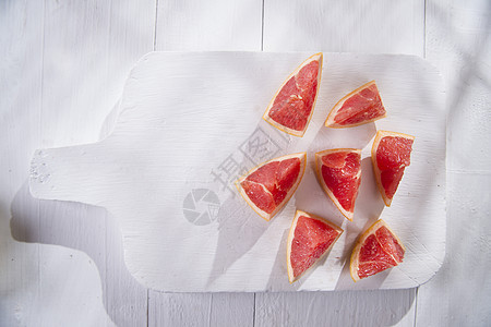 红葡萄树切片食物粉色果汁健康热带红色橙子水果饮食图片
