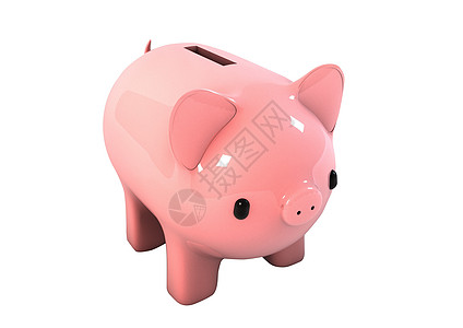 养猪银行盒子硬币危机投资陶瓷存钱罐安全储备金融现金图片
