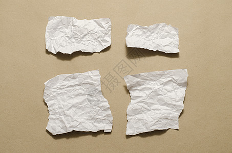 碎纸块邮政标签纸板下脚料白色收藏羊皮纸笔记边缘卡片图片
