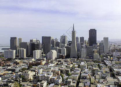 旧金山市中心景色地标假期摩天大楼明信片大楼旅行旅游勘探办公图片