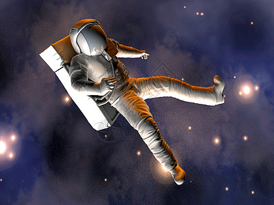 空间浮动宇航员天文学头盔航天男人勘探星空星星星系外星人太空图片